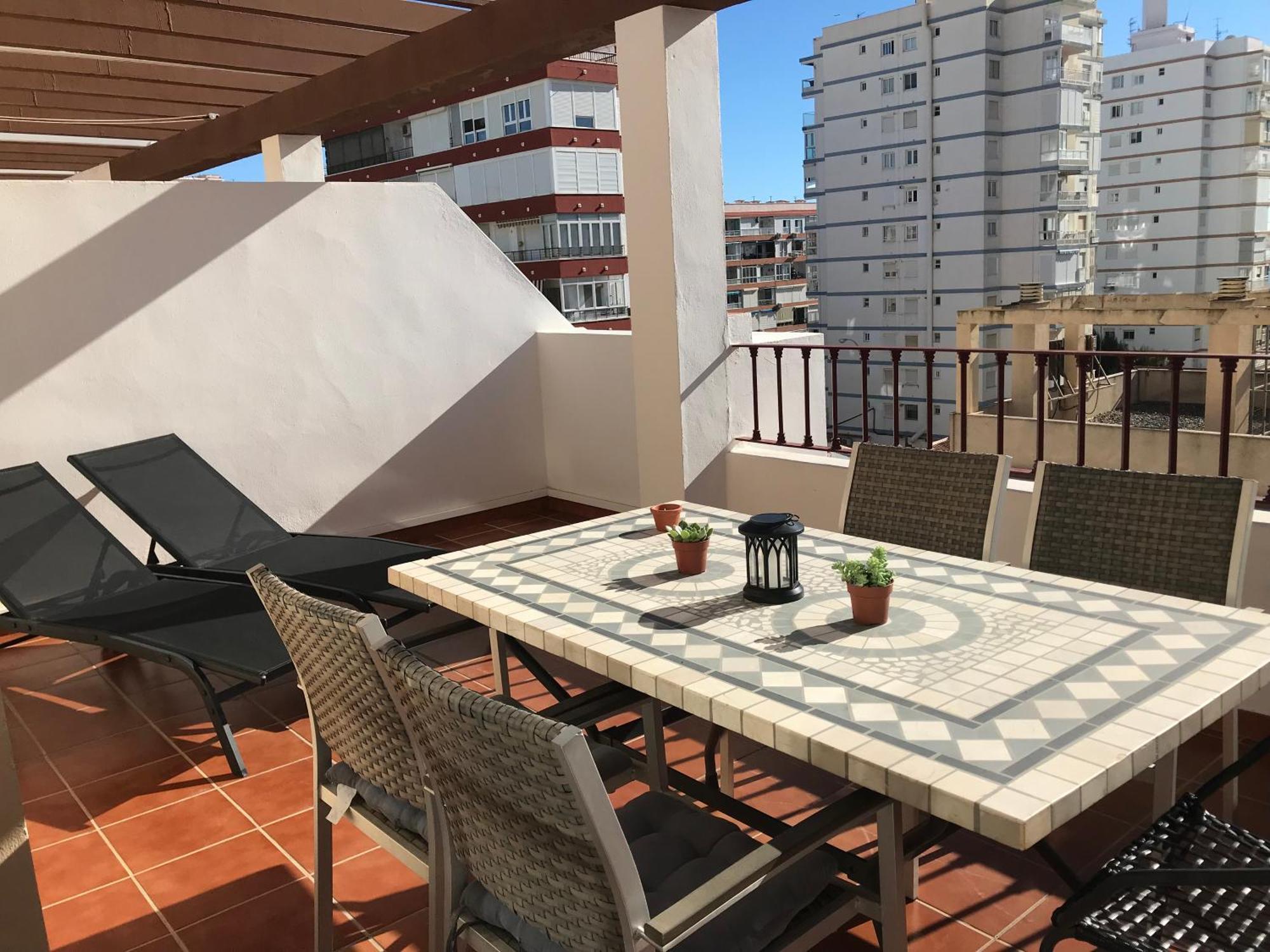 Apartament Atico Con Vistas Cerca Del Mar - Penthouse - Parking - Terraza Torre Del Mar Zewnętrze zdjęcie